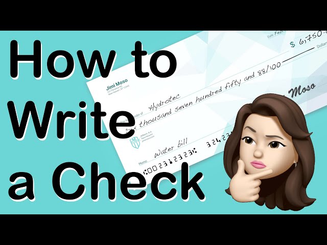 How To Write Dollars and Cents on a Check