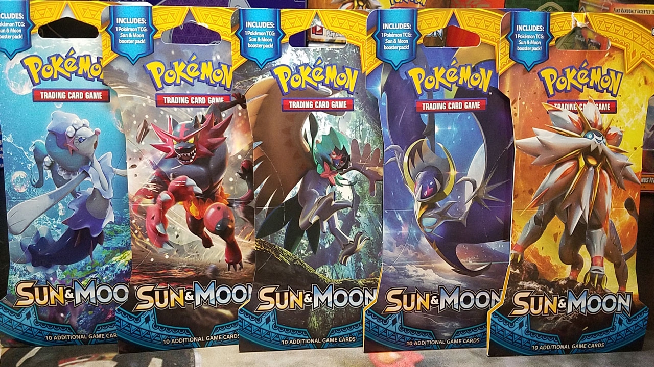 OPENING ALL 5 - POKEMON SUN & MOON BLISTER BOOSTER PACKS - POKEMON ...