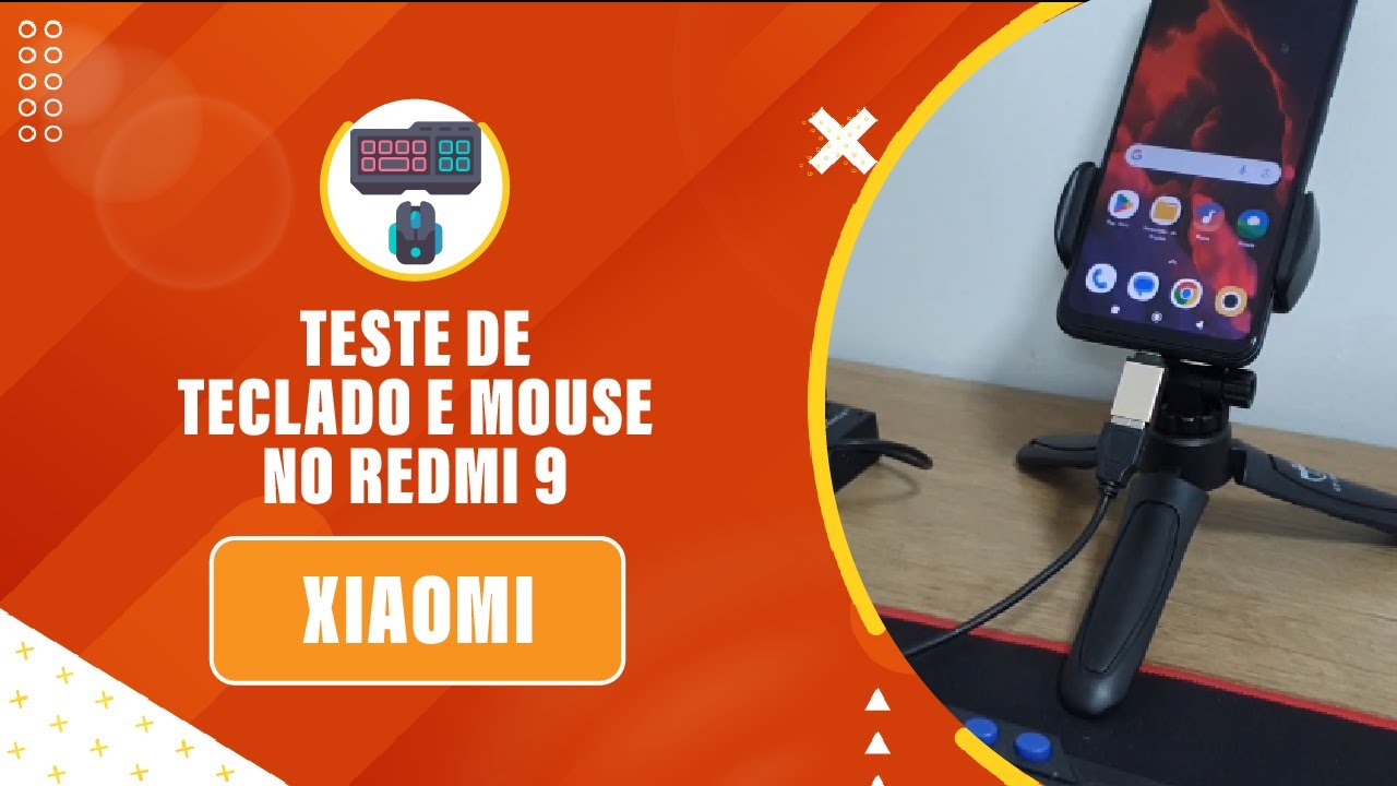 Teste de teclado e mouse no Redmi 9 - passo a passo - YouTube