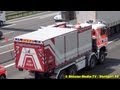 [E] Schwerer Unfall mit LKW & PKW | Flughafenfeuerwehr, Feuerwehr Stuttgart und DRK im Einsatz