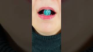 asmr CANDY TURQUOISE BALL eating sounds mukbang food