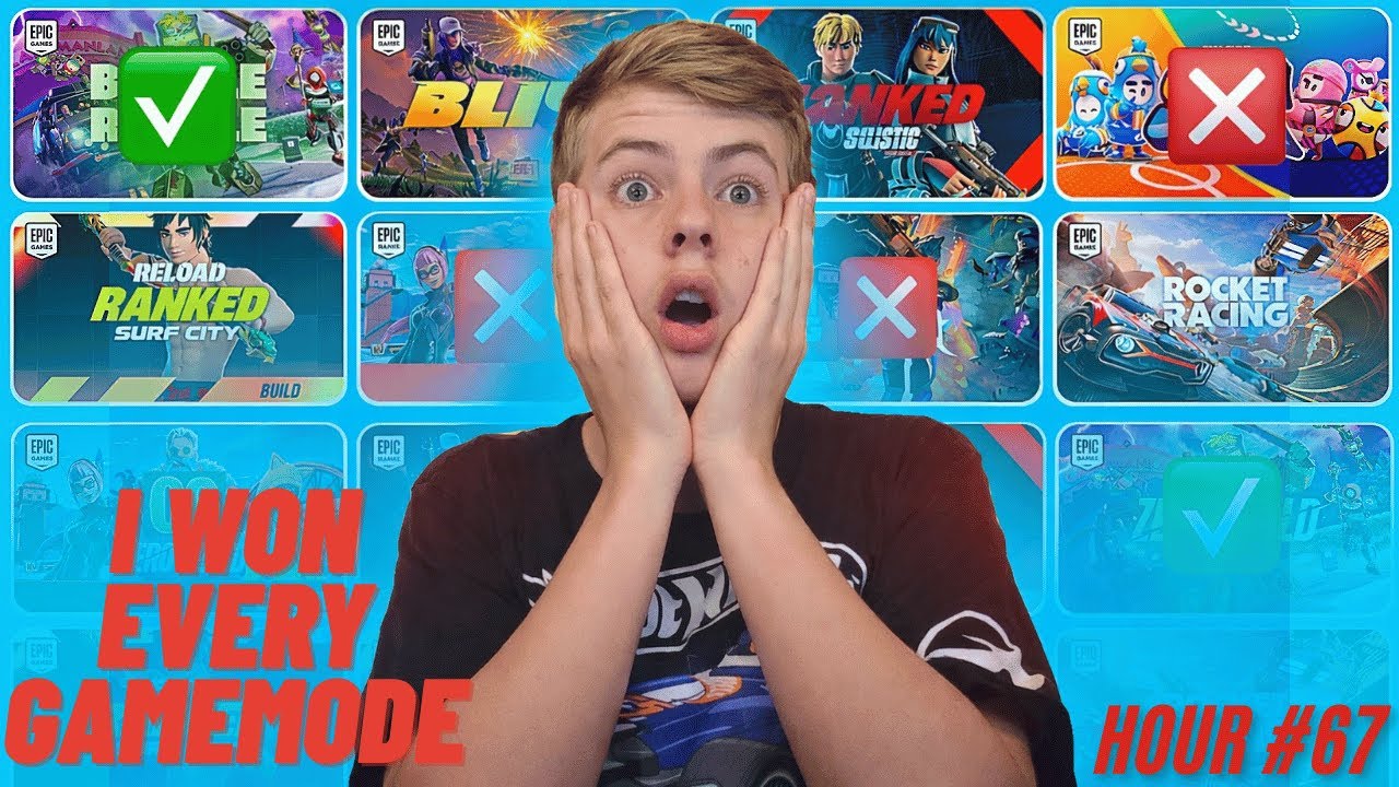 I won every game mode in Fortnite