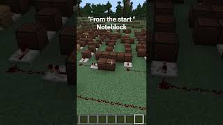 "from the start" - laufey minecraft note block