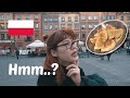 Korean girl tries Polish Food for the first time
