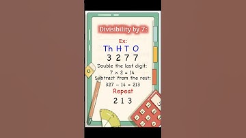 (Part-2)🕵️‍♂️ The Mystery of 7: Divisibility Rule Demystified! #shorts #viralshorts    #mathstricks
