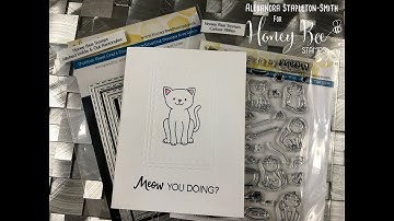 Cardmaking Tutorial: Simple Stamping and Dry Embossing with Dies, One layer Card