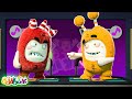 Arcade Dancing | Permainan Menari | Oddbods | Cute Cartoons for Kids @Oddbods Malay