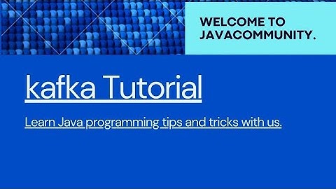 Kafka Tutorial (Part 2) : Live Demo