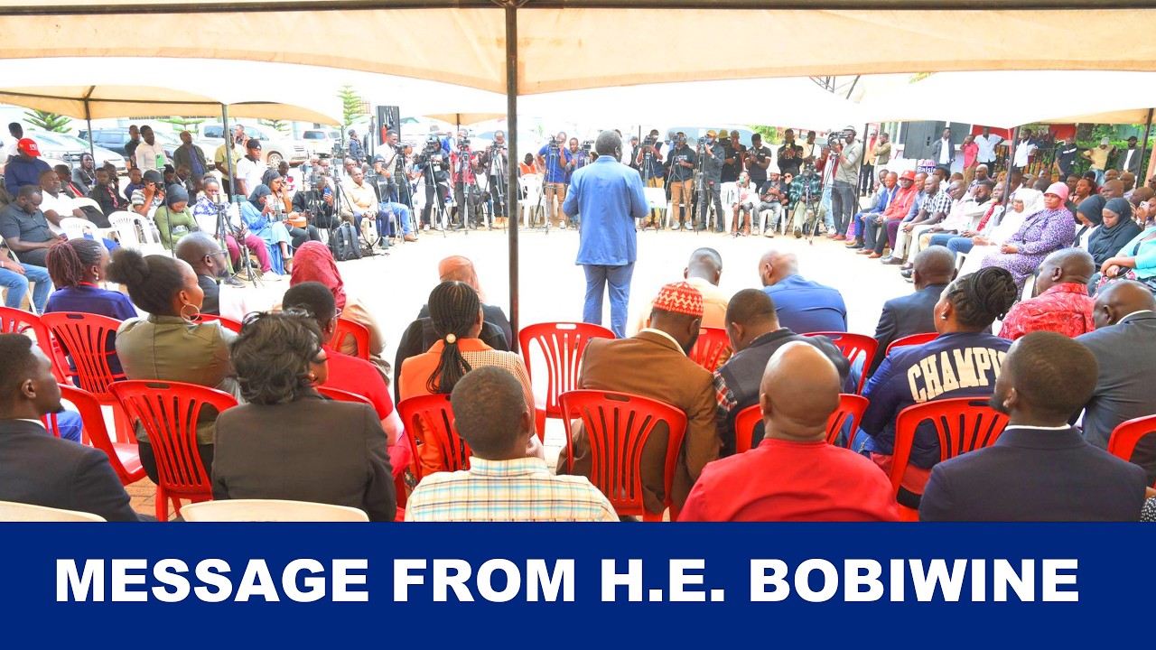 Message from H.E. Bobiwine to all Ugandans delivered by NUP Deputy President - John Nambeshe