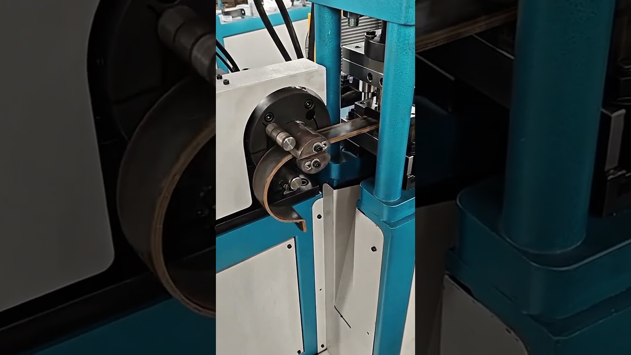 Automatic Machine for Bending Metal Pipes into Accurate Curved Shapes