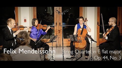 Mendelssohn Op  44, No  3 - Jasper String Quartet
