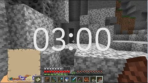 3 Minute Timer with Relaxing Music: Minecraft Theme