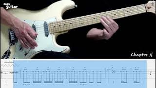 Deep Purple - Burn Guitar Solo Lesson With Tab(Slow Tempo)