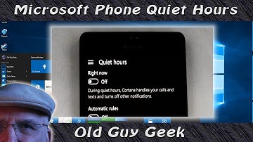 Windows Phone 10 - Quiet Hours