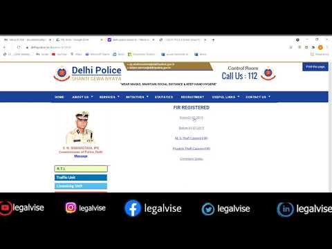 Find FIR status in Delhi | How to check FIR in Delhi - Delhi Police Website FIR search