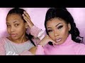 VLOGMAS #20: THANK U, NEXT! TRANSFORMATION | HAIR MAKEUP & OUTFIT | AALIYAHJAY