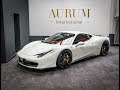 Ferrari 458 italia bianco avus capristo novitec walkaround by aurum international