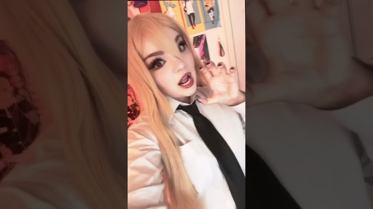 Power‼️ #cosplay #chainsawman #powerchainsawman #cosplaymakeup