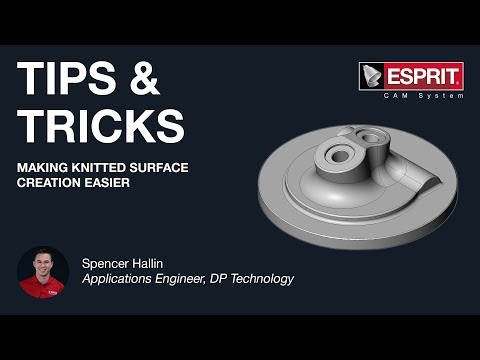 ESPRIT® Tips & Tricks: Making Knitted Surface Creation Easier