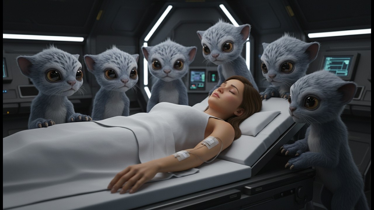 The Human Woke Up in the Medbay and Saw That the Cubs He Had Saved Were Guarding Him