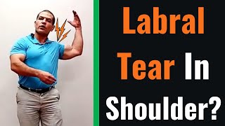 Labral Tear In Shoulder? Symptoms, treatment, and exercises for labral tear shoulder recovery