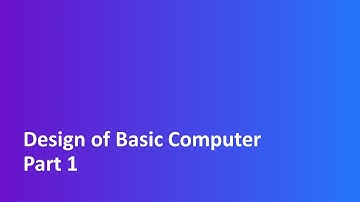 Ch - 5 | Tutorial - 13 | Design of basic Computer Part 1 | Design of Common Bus Register | CO / COA