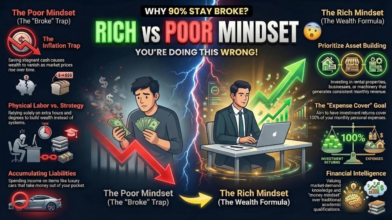 Rich vs Poor Mindset 💰 Why Degrees Don’t Make You Rich!