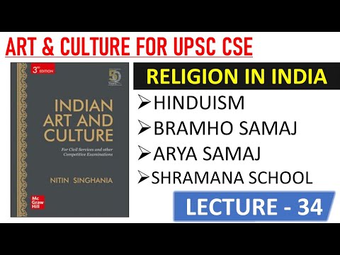 RELIGION IN INDIA - HINDUISM, BRAHMO SAMAJ| ART & CULTURE FOR UPSC CSE | NITIN SINGHANIA BOOK