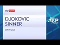 Atp Finals: Sinner-Djokovic 7-5, 6-7, 7-6. Gli highlights