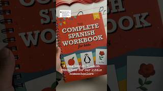 Look Inside Spanish Workbooks for Preschool Kindergarten #spanishlessons #Spanish language