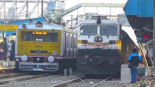 Perfect Train Overtake & Crossing Festival Special Train Brutal Overtake Bandel - Katwa Emu Local