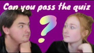 Taking Random Internet Quizzes!