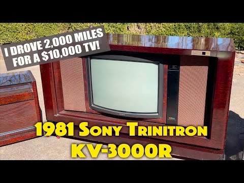 Roadtrip for a 1981 Sony Trinitron KV-3000R