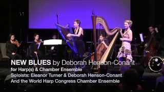 "New Blues" by Deborah Henson-Conant with harpist Eleanor Turner chords