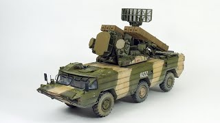 ЗРК ОСА 1:35 (Trumpeter) обзор бронетехника масштабная модель Model wasp SA-8 Gecko armored vehicles