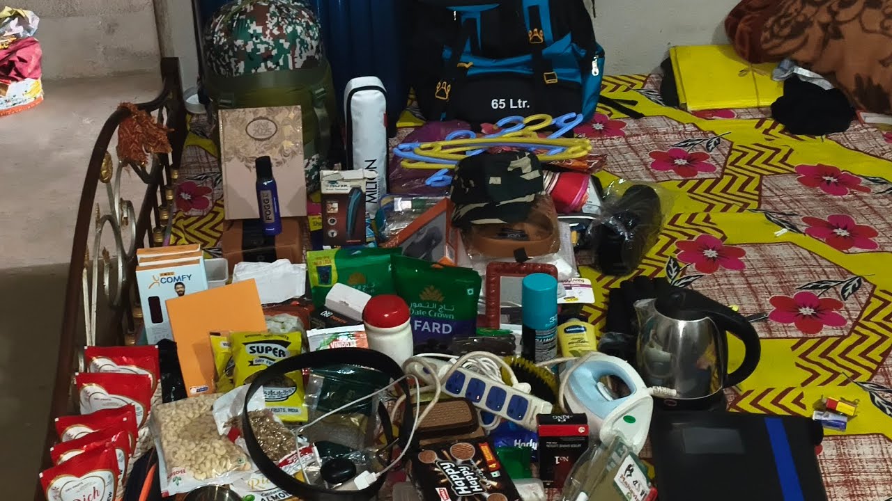 SSC GD Bag packing video...SSB Bag packing 🧳