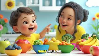 Healthy Food Song Nursery Rhymes Baby Songs Fun Learning Healthy Eating Song For Toddlers