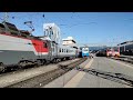 ЭП20-018 с поездом № 197 Симферополь — Москва отправляется из Ростова