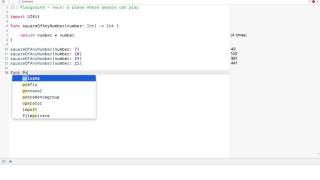 Functions in Swift 3.0