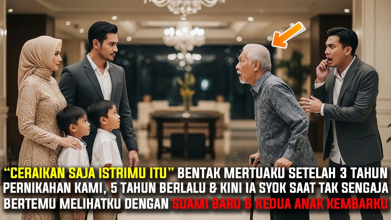 Ayah Mertua Paksa Suami Ceraikan Aku Karena Mandul, 5 Tahun Kemudian Dia Menyesal Tahu Anak Kembarku