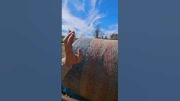 which direction should you unroll a hay bale