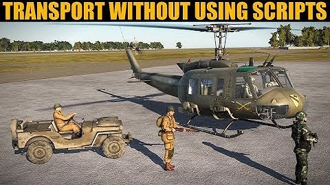 Mission Editor: Vehicle Transport(without external scripts) Tutorial | DCS WORLD