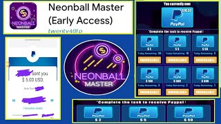 NEON BALL MASTER APP REVIEW॥NEONBALLMASTER॥FREE PAYPAL CASH EARNING GAMES॥NEON BALL MASTER GAME screenshot 3