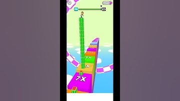 CUBE SURFER 3D ( Android İOS GAMEPLAY WALKTHROUGH )  #shorts