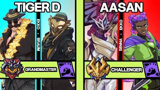 2XKO ▰ TIGER D (Ekko-Braum) vs AASAN (Senna-Ekko) ▰ High Level Gameplay