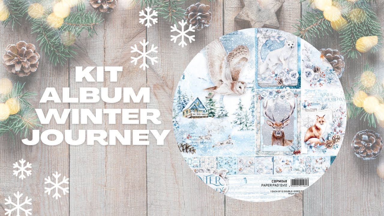 PRÉSENTATION  KIT ALBUM WINTER JOURNEY /BRICO&SCRAP #scrapbooking #album #brico&srap