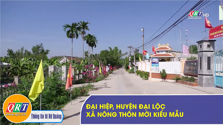 Huyện đại lộc có bao nhiêu xã năm 2024