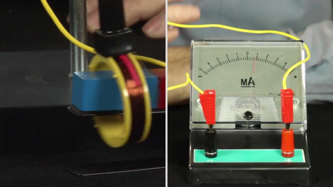 ГИА-лаборатория. Индукционный ток в катушке - YouTube