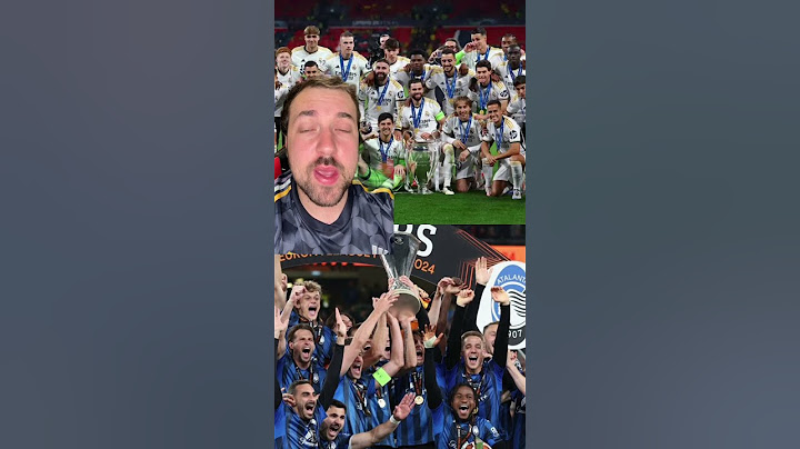 FINAL DE LA SUPERCOPA DE EUROPA. #futbol #realmadrid #atalanta #supercup