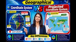 19. Geographical Coordinate System vs Projected Coordinate System